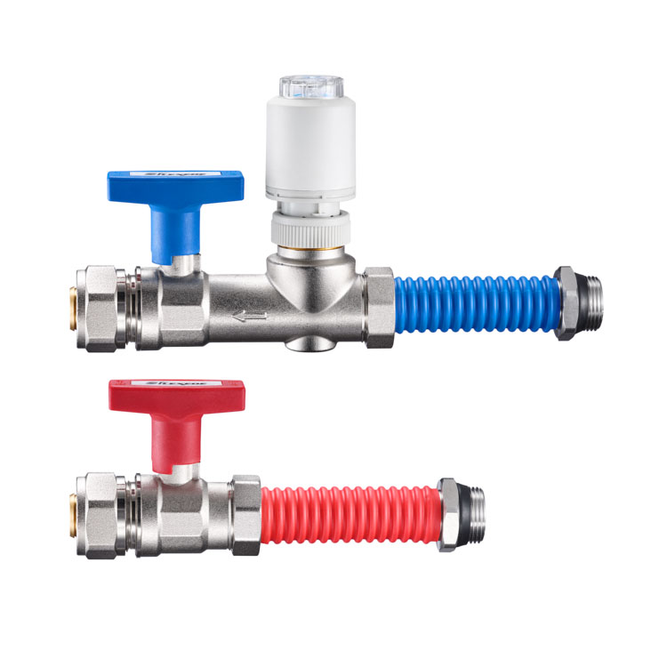 SLD-5303风盘铝塑管一体套阀（波纹管）